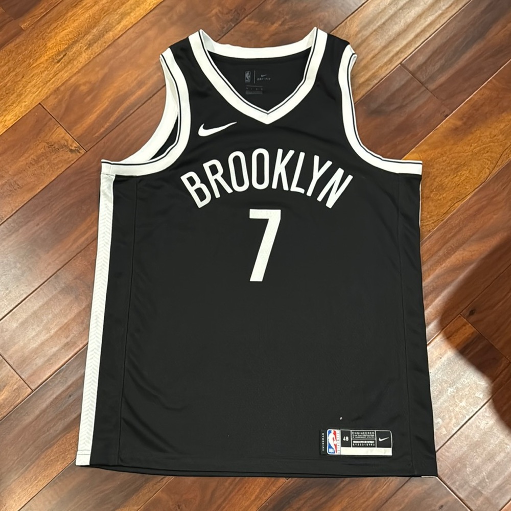 NBA Brooklyn Jersey - Durant Black and White